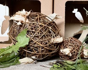 Balle naturelle 17 cm